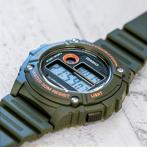  CASIO NAM W-216H-3BVDF CHÍNH HÃNG 