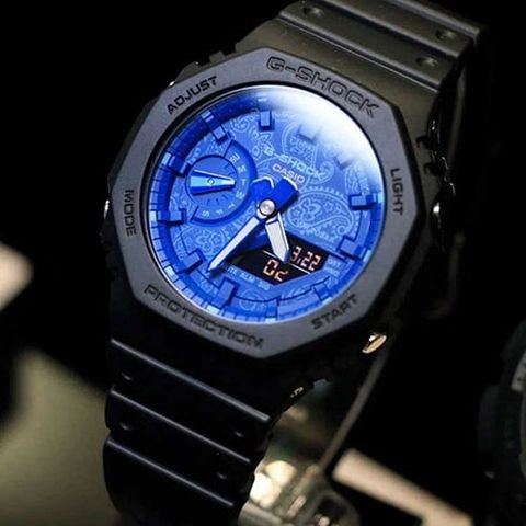  CASIO NAM G-SHOCK GA-2100BP-1ADR CHÍNH HÃNG 