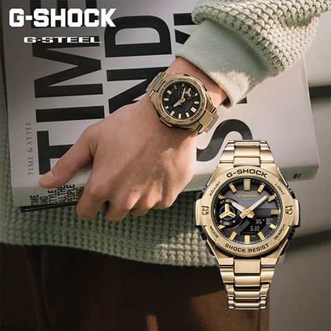  CASIO NAM G-SHOCK GST-B500GD-9ADR CHÍNH HÃNG 