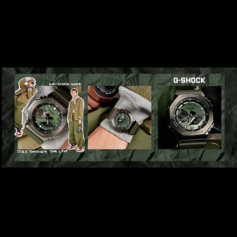  CASIO G-SHOCK GM-2100B-3ADR CHÍNH HÃNG 