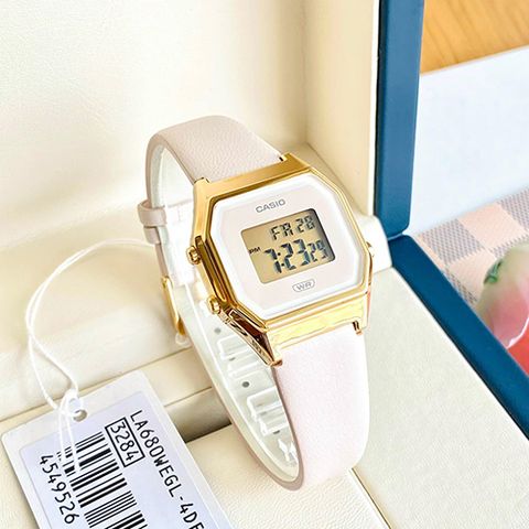  CASIO NỮ LA680WEGL-4DF CHÍNH HÃNG 