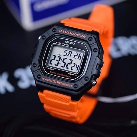  CASIO NAM W-218H-4B2VDF CHÍNH HÃNG 