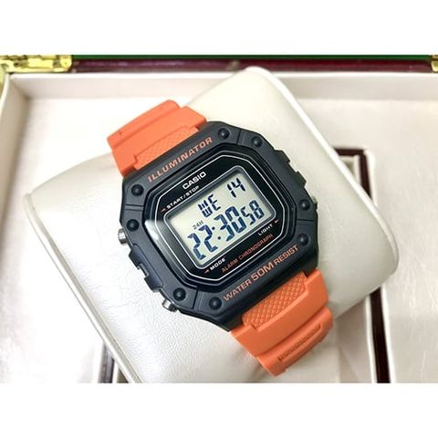  CASIO NAM W-218H-4B2VDF CHÍNH HÃNG 