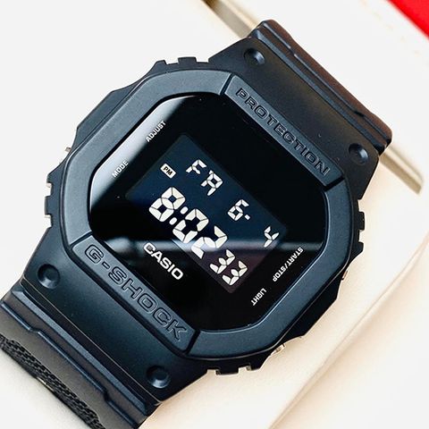  CASIO G-SHOCK DW-5600BBN-1DR CHÍNH HÃNG 