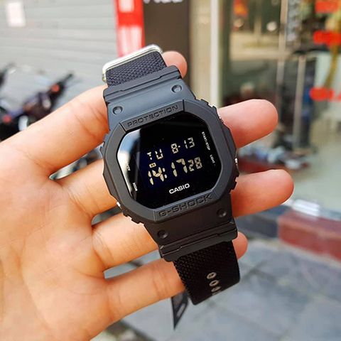  CASIO G-SHOCK DW-5600BBN-1DR CHÍNH HÃNG 