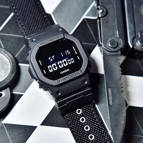  CASIO G-SHOCK DW-5600BBN-1DR CHÍNH HÃNG 