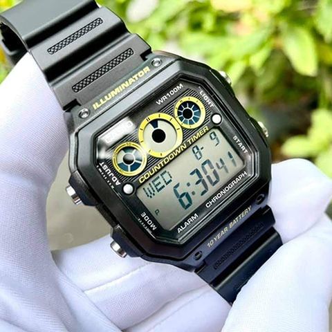  CASIO NAM AE-1300WH-1AVDF CHÍNH HÃNG 