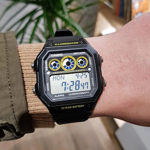  CASIO NAM AE-1300WH-1AVDF CHÍNH HÃNG 