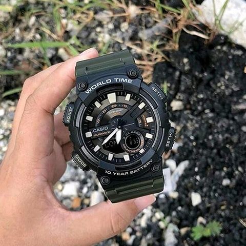  CASIO NAM AEQ-110W-3AVDF CHÍNH HÃNG 