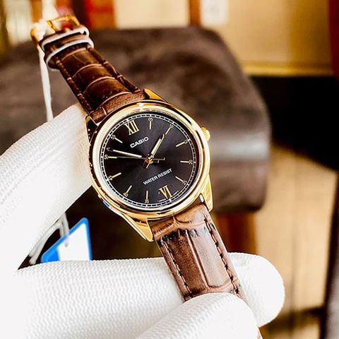  CASIO NỮ LTP-V005GL-1B2UDF CHÍNH HÃNG 