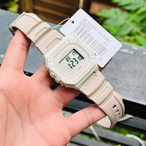  CASIO NỮ W-218HC-4A2VDF CHÍNH HÃNG 