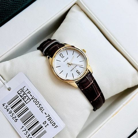  CASIO NỮ LTP-V005GL-7BUDF CHÍNH HÃNG 