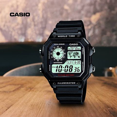  CASIO NAM AE-1200WH-1AVDF CHÍNH HÃNG 