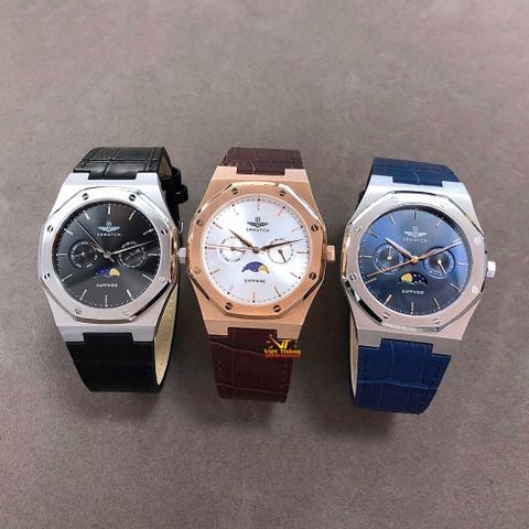  SR WATCH NAM SUN & MOON SG60062.4103SM CHÍNH HÃNG 