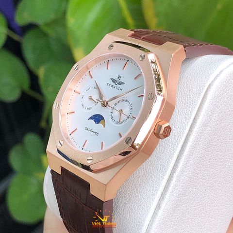 SR WATCH NAM SUN & MOON SG60062.4902SM CHÍNH HÃNG 