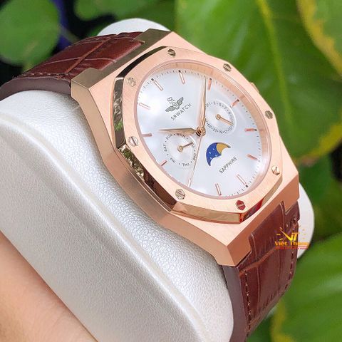  SR WATCH NAM SUN & MOON SG60062.4902SM CHÍNH HÃNG 