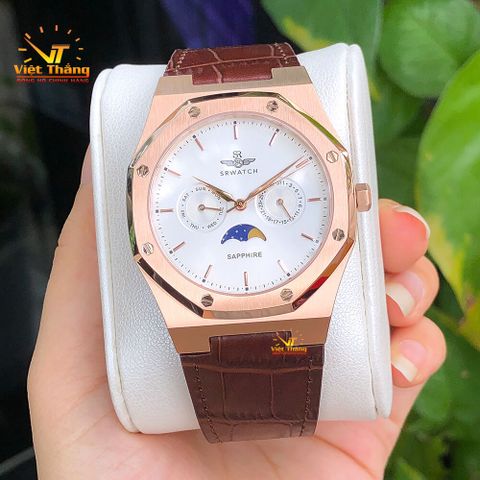  SR WATCH NAM SUN & MOON SG60062.4902SM CHÍNH HÃNG 