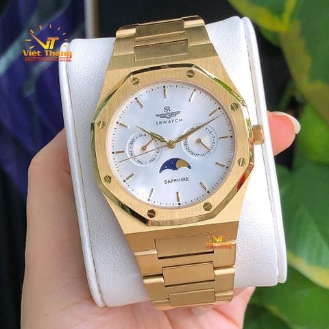  SR WATCH NAM SUN & MOON SG60061.1402SM CHÍNH HÃNG 
