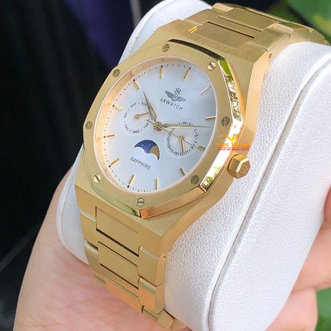 SR WATCH NAM SUN & MOON SG60061.1402SM CHÍNH HÃNG 