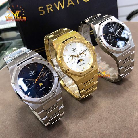  SR WATCH NAM SUN & MOON SG60061.1103SM CHÍNH HÃNG 