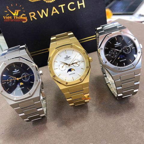  SR WATCH NAM SUN & MOON SG60061.1103SM CHÍNH HÃNG 