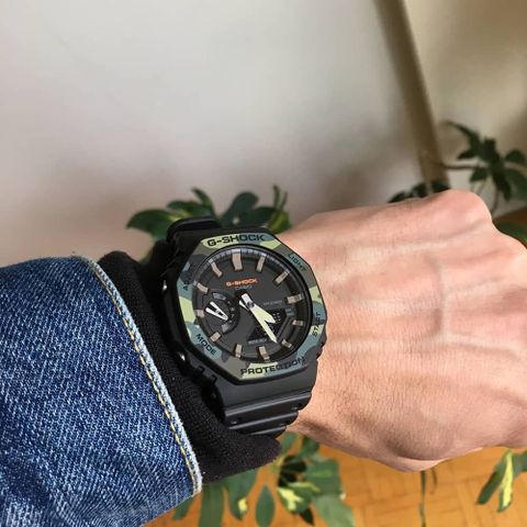  CASIO NAM G-SHOCK GA-2100SU-1ADR CHÍNH HÃNG 