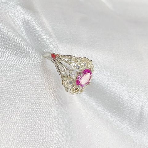  NHẪN OPAL BẠC Ý ĐÍNH ĐÁ ROSS 