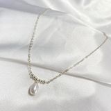  DÂY CHUYỀN OPAL BẠC Ý MẶT ĐÍNH ĐÁ VÀ NGỌC TRAI 