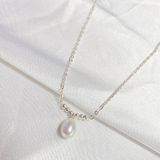  DÂY CHUYỀN OPAL BẠC Ý MẶT ĐÍNH ĐÁ VÀ NGỌC TRAI 