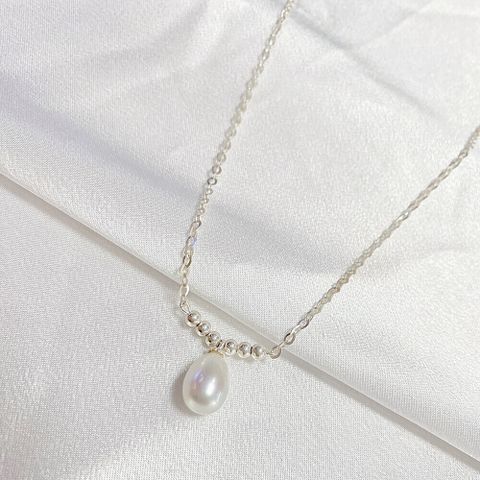  DÂY CHUYỀN OPAL BẠC Ý MẶT ĐÍNH ĐÁ VÀ NGỌC TRAI 