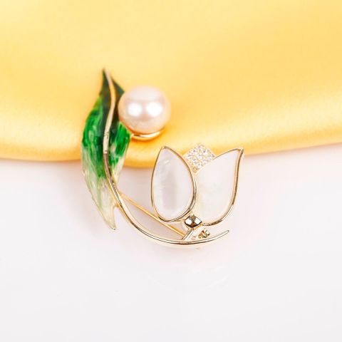  CÀI ÁO OPAL HOA SEN ĐÍNH ĐÁ VÀ NGỌC TRAI 