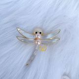  CÀI ÁO OPAL CHUỒN CHUỒN ĐÍNH ĐÁ VÀ NGỌC TRAI 