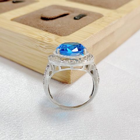  NHẪN OPAL BẠC Ý ĐÍNH ĐÁ 