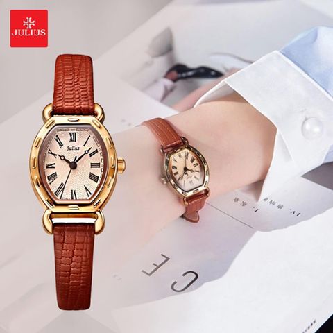  JULIUS NỮ JA-544E NÂU CHÍNH HÃNG 