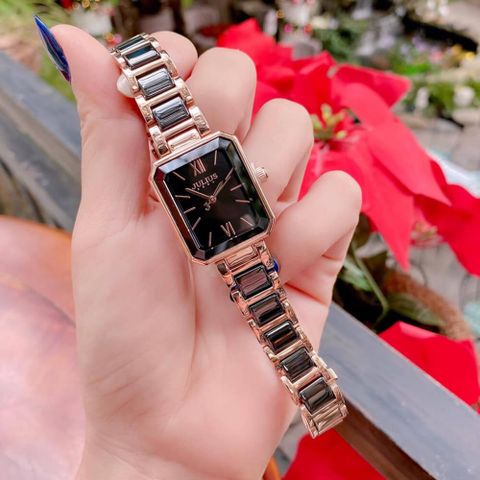  JULIUS NỮ JA-1273D ĐEN CHÍNH HÃNG 