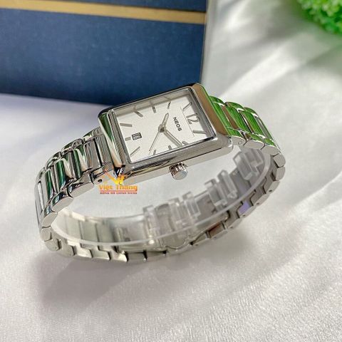  ĐỒNG HỒ NỮ NEOS L30909 KL TRẮNG CHÍNH HÃNG 