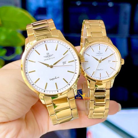  SRWATCH CẶP ĐÔI SG3009.1402CV & SL3009.1402CV CHÍNH HÃNG 