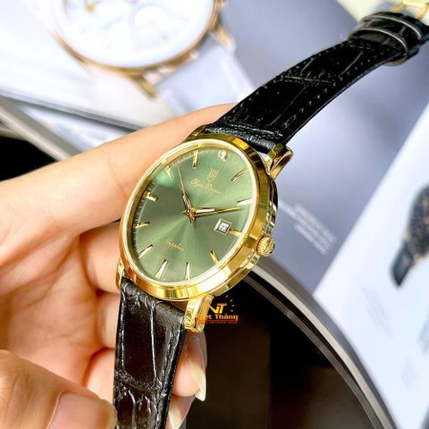  ĐỒNG HỒ NAM OLYM PIANUS OP130-06MK-GL-XANH LÁ CHÍNH HÃNG 