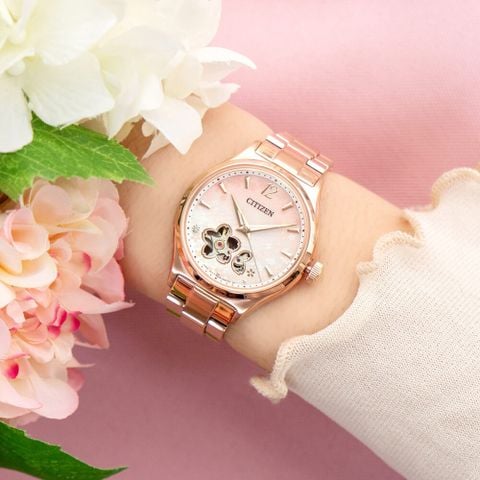  ĐỒNG HỒ NỮ CITIZEN PC1017-61Y AUTOMATIC CHÍNH HÃNG 