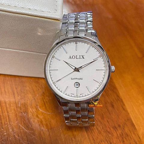  ĐỒNG HỒ NAM AOLIX AL9185G KL TRẮNG CHÍNH HÃNG 