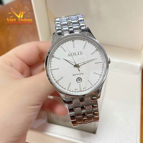  ĐỒNG HỒ NAM AOLIX AL9185G KL TRẮNG CHÍNH HÃNG 
