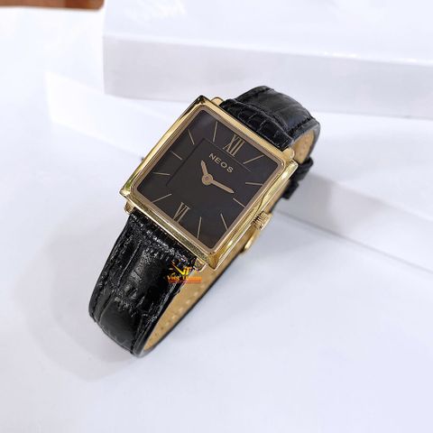  ĐỒNG HỒ NỮ NEOS L40674 DA ĐEN CHÍNH HÃNG 