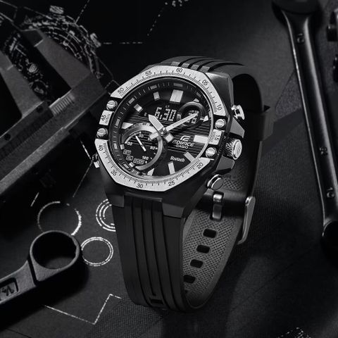  ĐỒNG HỒ NAM CASIO EDIFICE ECB-10TP-1AVF BLUETOOTH CHÍNH HÃNG 