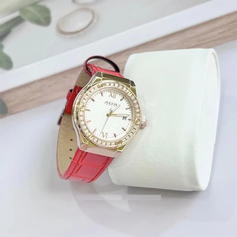  ĐỒNG HỒ NỮ JULIUS JA-1395B ĐỎ CHÍNH HÃNG 