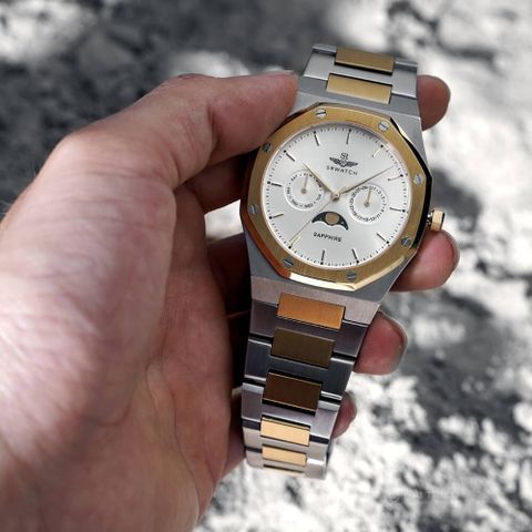  SR WATCH NAM SUN & MOON SG60061.1202SM CHÍNH HÃNG 