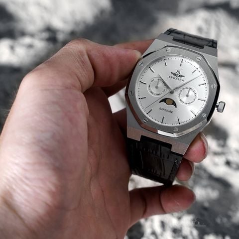  SR WATCH NAM SUN & MOON SG60062.4102SM CHÍNH HÃNG 