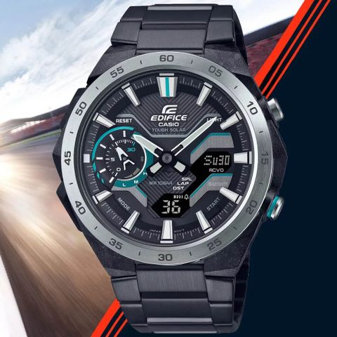  ĐỒNG HỒ NAM CASIO EDIFICE ECB-2200DD-1ADF TOUGH SOLAR CHÍNH HÃNG 