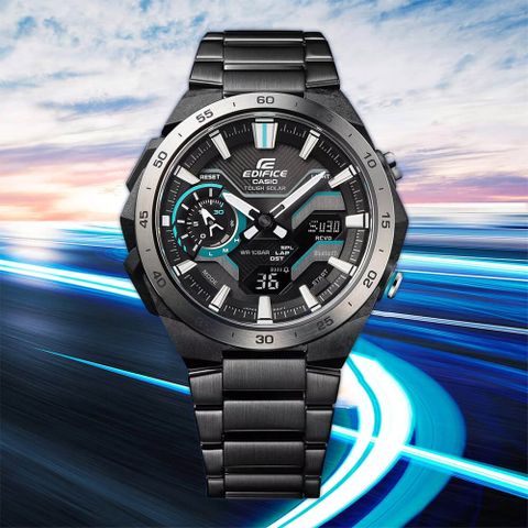  ĐỒNG HỒ NAM CASIO EDIFICE ECB-2200DD-1ADF TOUGH SOLAR CHÍNH HÃNG 