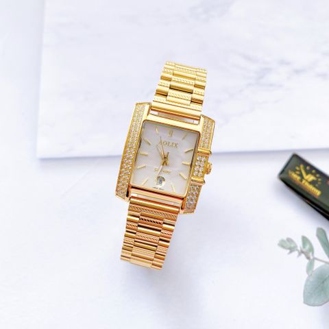  ĐỒNG HỒ NỮ AOLIX AL1059V VÀNG CHÍNH HÃNG 