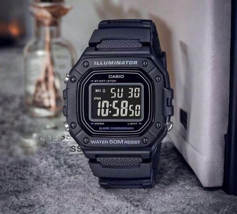  ĐỒNG HỒ NAM CASIO W-218H-1BVDF CHÍNH HÃNG 